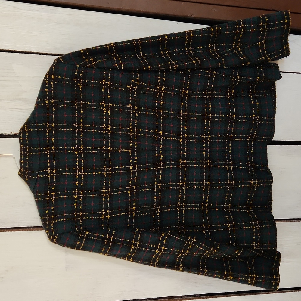🎄Sag Harbor Zip Up Tweed Balzer Size 12 - Picture 5 of 5
